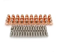 Entgoinggo Kit di 60 materiali di consumo al plasma per set di ugelli per elettrodi per torcia Trafimet S45 compatibile con PD0116-8 PR0110 95136 97994 91814 parti