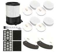 Entgoinggo Kit di accessori per aspirapolvere Shark PowerDetect Set di spazzole e filtri di ricambio con pre-filtri in schiuma HEPA per pulitori IP3251EUT IP3225EUT IP3251C IP3252
