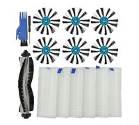 Entgoinggo Kit di pezzi di ricambio, per Bissell, SpinWave 3115 e, per EV675 robot aspirapolvere include spazzole laterali e filtri principali, per pavimenti duri bagnati e asciutti