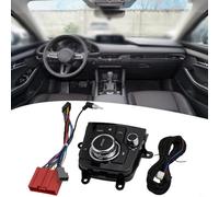 Entgoinggo Kit interruttore di controllo della console, per Mazda 3 Axela 2014-2019 sostituzione del pulsante del pannello della console centrale, per controlli interni OEM BHN1-66-CM0C