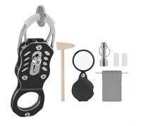 Entgoinggo Kit Tester Moneta Per Oro E Argento Autenticazione Frequenza di Risonanza Metal Detector Con Pinze Portatile Metallo Prezioso Verificatore Per Collezionisti E