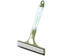 Entgoinggo Lavavetri per doccia con flacone spray, strumento per la pulizia di vetri dello specchio del bagno e delle finestre, per una pulizia rapida (verde chiaro)