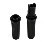 Entgoinggo Manopole per manubrio Touring CVO 121 per Road Glide per Street Glide 117, in gomma con inserti in alluminio, antiscivolo, controlli personalizzati per tutte le stagioni (nero)