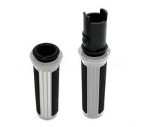 Entgoinggo Manopole per manubrio Touring CVO 121 per Road Glide per Street Glide 117, in gomma con inserti in alluminio, antiscivolo, controlli personalizzati per tutte le stagioni (galvanizzata)