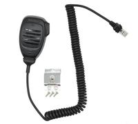 Entgoinggo Microfono altoparlante per Kenwood NX800 NX700 TK-830 radio mobile con cancellazione del rumore microfono del veicolo con pulsante PTT e clip posteriore per la guida logistica della flotta