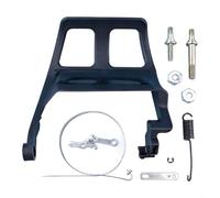 Entgoinggo Paramani di ricambio per catena del freno a catena, per MS290 MS310 MS390 robusto kit di paramani anteriore nero, con copertura di sicurezza