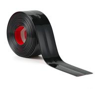 Entgoinggo - Paraspigoli flessibili per bordi e porte a parete, per coprire le imperfezioni e proteggere i mobili dai graffi in casa e progetti fai da te (2 cm, nero)
