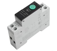 Entgoinggo Per Smart Per Zigbee Interruttore 1P 63A Regolabile Din Rail Switch, Con Misurazione Temporizzazione Protezione Sovratensione Telecomando Per Tuya Per Smart