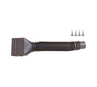 Entgoinggo Prolunga flessibile per grondaia, prolunga per scarico grondaia, con deviatore pioggia retrattile e connettore downpipe dal design telescopico previene le inondazioni del cortile (marrone)