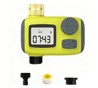 Entgoinggo - Regolatore automatico per irrigazione a valvola singola, per tubo da giardino, timer intelligente per irrigazione, con impostazioni di pianificazione, per irrigazione paesaggistica di