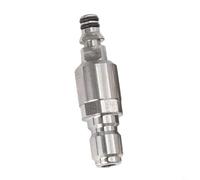 Entgoinggo Rondella ad alta pressione 3/8 Adattatore anti-groviglio a connessione rapida, per tubi Karcher in acciaio inox che si adatta a pieghe e aumenta l'efficienza del flusso d'acqua (A)