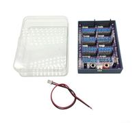Entgoinggo Scheda resistore programmabile 01% Scatola decennale a 8 segmenti per calibrazione multimetro gamma da 01Ω a 99999999 MΩ con deriva a bassa temperatura per uso in laboratorio e ingegneria