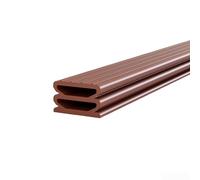 Entgoinggo Striscia di guarnizione in silicone a forma di D, 6 m, insonorizzata, resistente alle intemperie, per casa, interni, risparmio energetico e prevenzione della polvere (marrone)