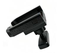 Entgoinggo Supporto magnetico per telefono da golf cart con rotazione a 360°, supporto forte per tutti gli smartphone, supporto in ABS per carrello e passeggino, presa sicura per uso esterno (nero)