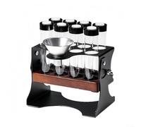 Entgoinggo Supporto per caffè a dose singola con valvole di scarico unidirezionali contenitore per caffè per organizzazione della cucina
