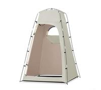 Entgoinggo Tenda da doccia portatile per campeggio, installazione rapida, spogliatoio e WC, con pavimento impermeabile, antivento, spiaggia, bagno, per escursioni (giallo)