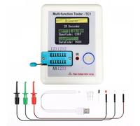 Entgoinggo Tester del transistor TC-T7-H con l'analizzatore automatico della componente dell'esposizione di TFT per la rilevazione del diodo NPN PNP di resistenza di capacità e la decodifica remota di