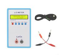 Entgoinggo Tester tenuto in mano di capacità e induttanza del tester di Digital LC con la gamma LCD dell'esposizione 1PF-100mF per la produzione di microonde e la prova dell'alimentazione elettrica