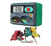 Entgoinggo Tester veloce di resistività del suolo del tester DY4100 della terra di Digital Earth per le ferrovie elettriche del petrolio e dell'ingegneria industrie con display HD (A)