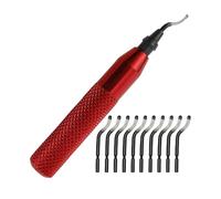 Entgratungswerkzeug 3D-Druck - Zubehör Anfasen Schnellarbeitsstahl | Entgratungswerkzeug Harz for Anfänger Metall Kupferrohr Innenentgratung Haushalt Werkzeuge Bastelprojekte Modellbau DIY Präzisi