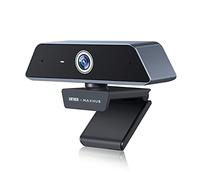Enther Maxhub Webcam 4K, webcam con microfono per computer con cancellazione del rumore, messa a fuoco automatica rapida e correzione automatica della luce Full HD, funziona con Microsoft Teams, Zoom,