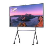 Enther V6530 Set di Smartboard da 65 pollici, 4 K Touch Screen Whiteboard, UHD Touch Screen, All-in-One Digital Ambient Board per Classe, Home Office Studio (Board and Board)