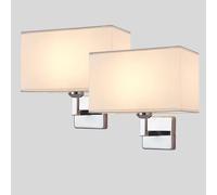 ENTHERONIC Applique moderna nordica da comodino per interni Applique da parete in ferro E27 Montaggio a parete Apparecchio di illuminazione da parete Lampada da parete decorativa per interni in argent