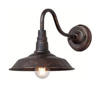 ENTHERONIC IP54 Lampada da Parete Esterna Impermeabile in Ferro Retro Applique Industriale Collo D'Oca per Agriturismo Lanterna per Patio Porta Anteriore