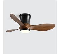 ENTHERONIC Ventilatore da soffitto con luci Ventilatore da soffitto a 3 Pale con Luce e Telecomando Ventilatore da soffitto a Filo da 32 Pollici con luci Ventilatore da soffitto Silenzioso