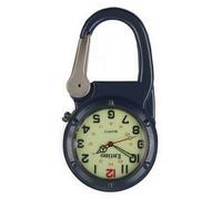 Entino Marca Argento Clip Blu Moschettone Robusto Catena Orologio Stile Militare