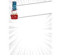 Entirely Blank Comic Book: 100 Pages to Create Your Own Comics! with 2-6 Panel Layouts! Large enough for detailed drawings (8.5” x 11”)