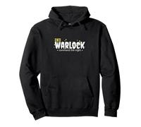 ENTJ Warlock Command The Night Spooky Season Divertente Felpa con Cappuccio