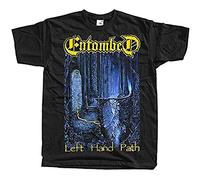 Entombed Left Hand Path Death Metal Music Band T-Shirt Black