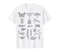 Entomologia Insetti Specie Grafico Scientifico Bug Tassonomia Maglietta