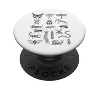 Entomologia Insetti Specie Grafico Scientifico Bug Tassonomia PopSockets PopGrip Adesivo