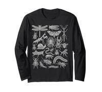 Entomologia Specie di Insetti Dark Natural Forms Studio Lab Maglia a Manica