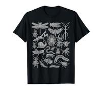 Entomologia Specie di Insetti Dark Natural Forms Studio Lab Maglietta