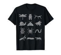 Entomologia Specie di Insetti Minimal Natural Forms Studio Maglietta