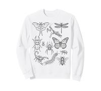 Entomologia Specie di Insetti Storia Naturale scientifica Minima Felpa