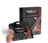 Entopest Killer di tarme | 10 trappole Professionali da dispensa Contro Le tarme | Repellente di tarme da Cucina | Trattamento antitarme | Prodotto antitarme | Trappole con feromoni di Carta