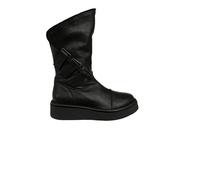 ENTOURAGE ILLIMITED stivale basso donna nero ALEXIA 100% pelle MADE IN ITALY
