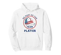 Entra a Far Parte della Squadra Baseball Design Player Versione 2026 Felpa con Cappuccio