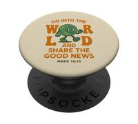 ENTRA NEL MONDO E CONDIVIDI LE BUONE NOTIZIE - MARCO 16:15 PopSockets PopGrip Adesivo