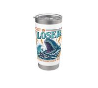 Entra nel perdente facendo la volontà di Dio Junah Whale Funny Christian Bicchiere termico in acciaio inox doppia parete