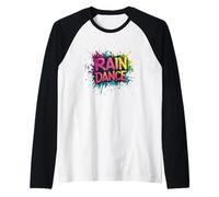Entra nella felicità con questo divertimento Rain Dance Maglia con Maniche Raglan