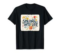 Entra nella gioia con Spring into Life Vibe per uomo e donna Maglietta