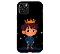 Entra nella regalità con questo nobile principe con la corona Custodia per iPhone 11 Pro
