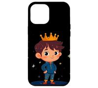 Entra nella regalità con questo nobile principe con la corona Custodia per iPhone 12 Pro Max