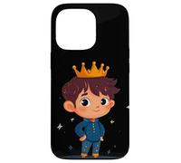 Entra nella regalità con questo nobile principe con la corona Custodia per iPhone 13 Pro