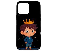 Entra nella regalità con questo nobile principe con la corona Custodia per iPhone 13 Pro Max